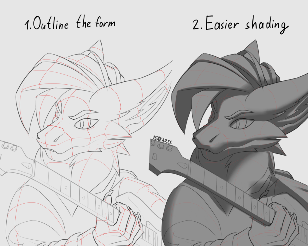 easy shading