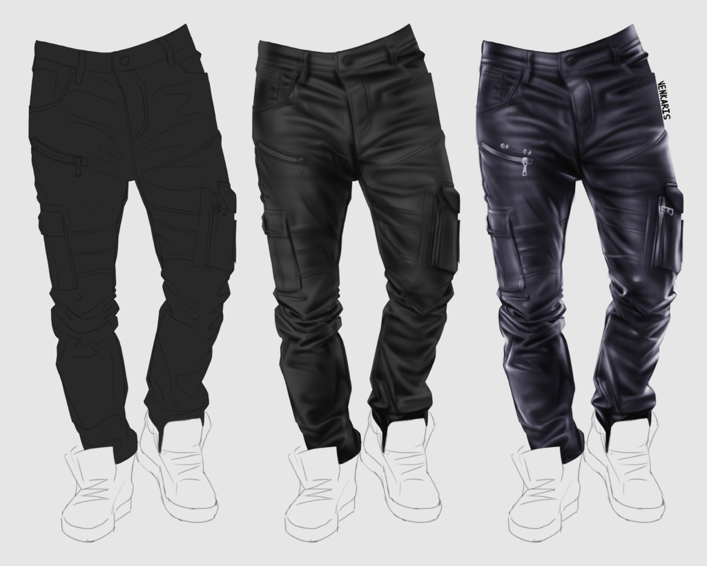 shiny pant study