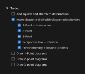 todo list before
